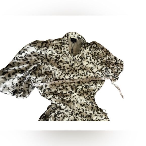 Abstract Cutout Midi Shirtdress - Picture 6 of 12